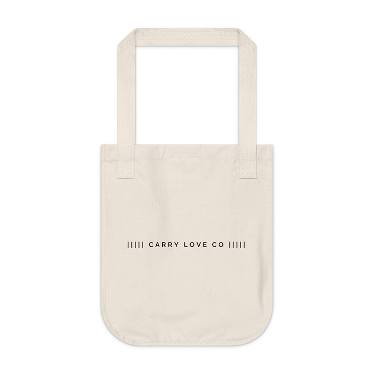 Organic Carry Love Tote Bag - English